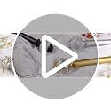 Adjustable Silver Curtain Rod with Crystal Finials, 32 to 58 Inch