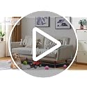 10-Piece Under Couch Blocker for Pets and Toys, 17-Inch EVA Foam Barrier