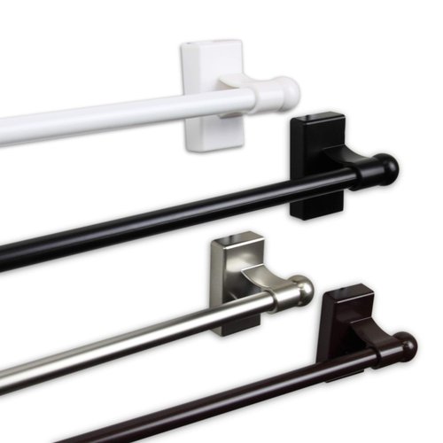 Magnetic Rod 7/16 inch 28-48 inch Long - Black (Set of 2)