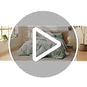 Sage Green Floral Queen Comforter Set - 7-Piece All-Season Bed in a Bag
