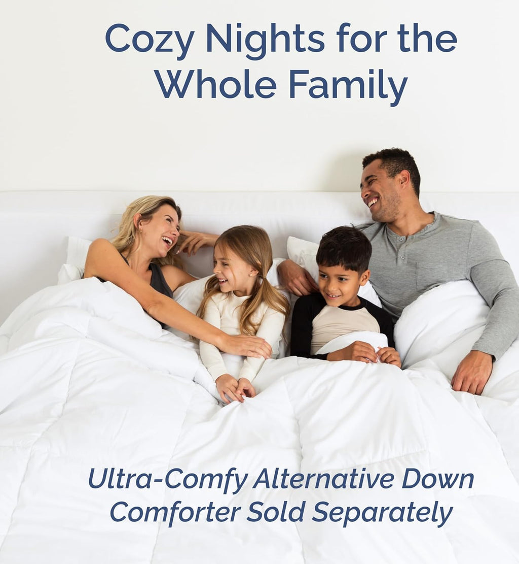 Queen Size 4-Piece Sheet Set - Comfy, Breathable & Cooling Hotel Luxury Bedding - Deep Pockets, Soft & Wrinkle-Free - Oeko-Tex Certified - Off White
