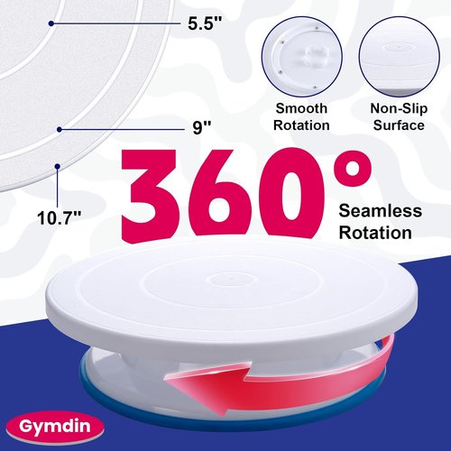 222 PCS Cake Decorating Kit | Complete Set with Turntable, Leveler, Piping Bags & Tips
