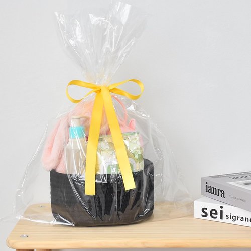 ABenkle Small Woven Basket - Decorative Mini Cotton Rope Storage for Toys, Spa & Nursery | Round Design