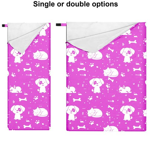 KidzAdventure Ultralight 3 Season Kids Sleeping Bag | 50F- 70F Indoor/Outdoor Sleeping Bag for Boys, Girls, and Youth | Ultra Compact, Ideal for Camping and Sleepover