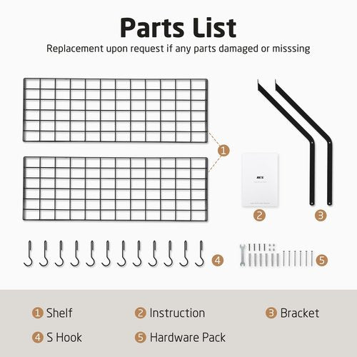 KES 30-Inch Pot Rack Wall Mounted, Pots and Pans Hanging 2 Tier for Kitchen Hanging Pan Rack Organizer with 12 Hooks Heavy Duty Matte Black, KUR218S75B-BK