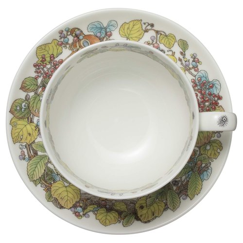 Noritake T97285A/4660-5 Milk Tea Cup & Saucer, 11.8 fl oz (325 cc), My Neighbor Totoro Gajimi Edition, Microwave Safe, 1 Guest, Bone China