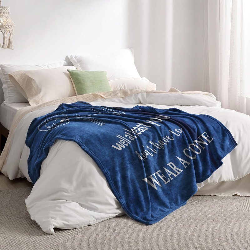 Mlkdcid Get Well Gifts for Men, Get Well Gifts After Surgery, Get Well Soon Gifts for Men/Teenage Boys, Feel Better Gift Throw Blanket 60" x 50"