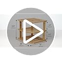3-Tier Bamboo Corner Shelf Organizer - 2 Pack Kitchen Counter Storage Rack