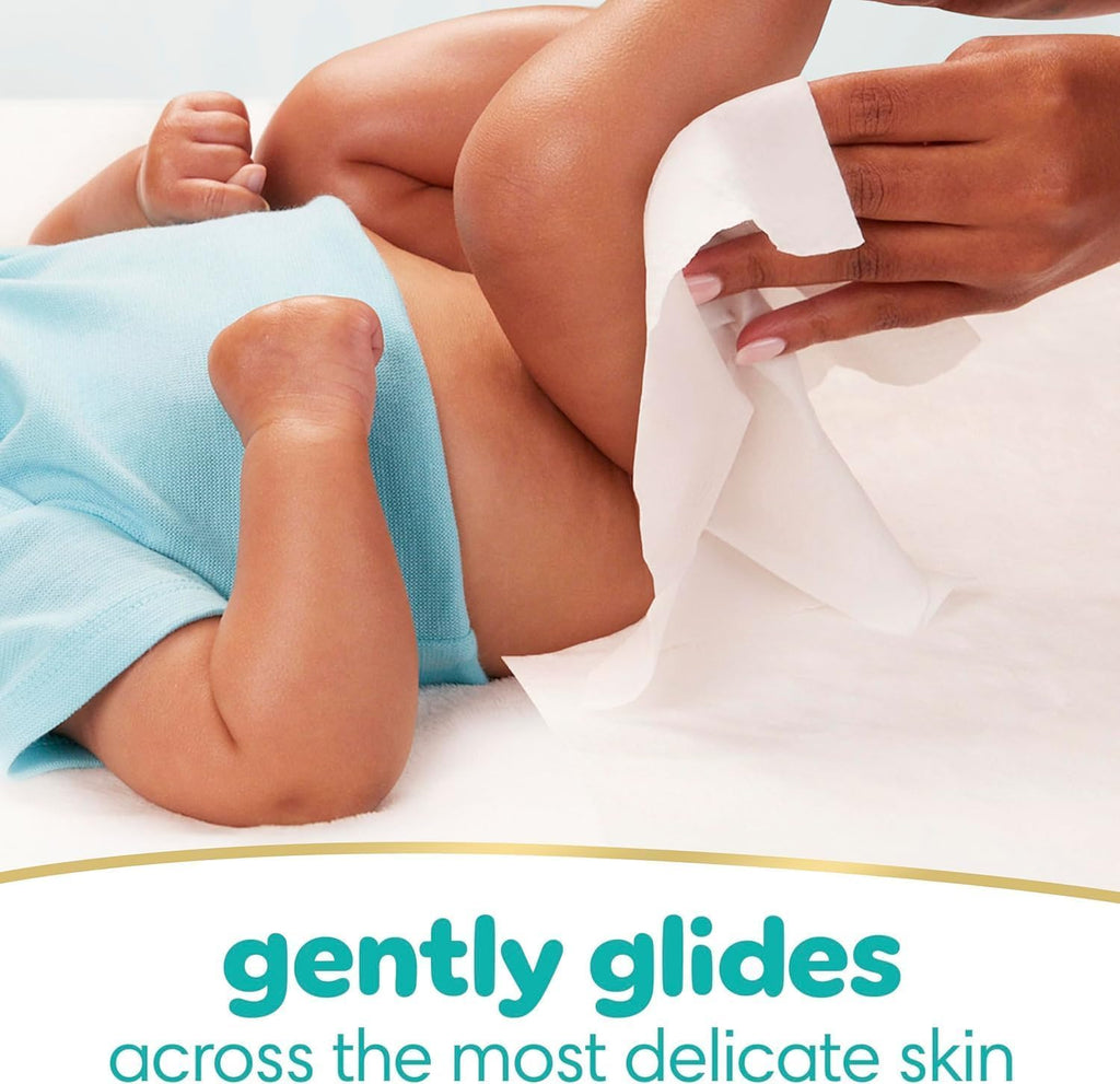 Pampers Sensitive Baby Wipes - Hypoallergenic, Unscented, Water-Based | 18 Flip-Top Packs (1008 Wipes)
