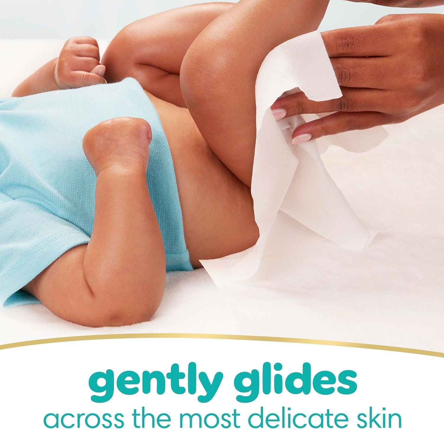 Pampers Sensitive Baby Wipes - Hypoallergenic, Unscented, Water-Based | 18 Flip-Top Packs (1008 Wipes)