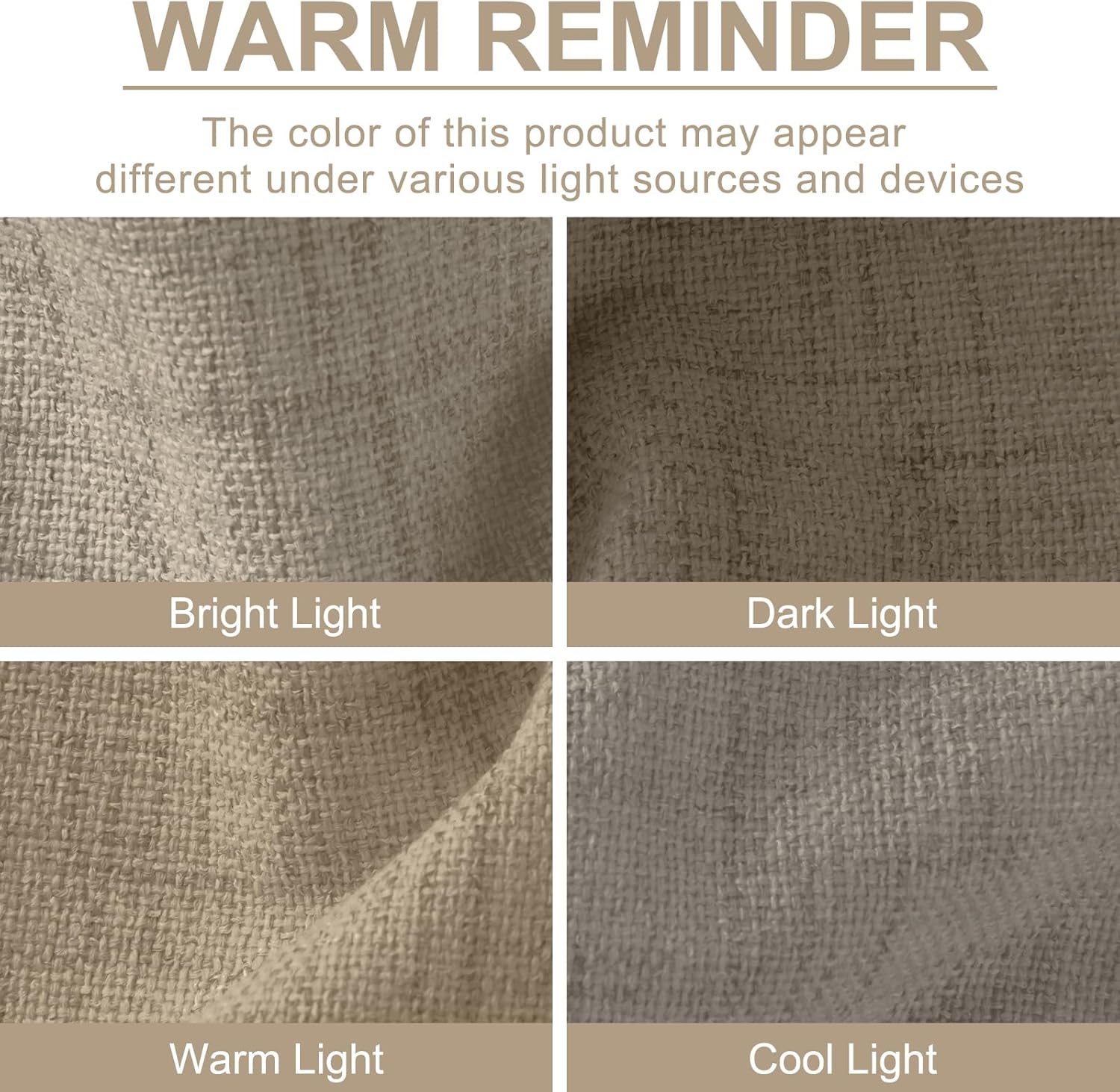 Skiennix 100% Blackout Linen Curtains - Thermal Insulated Drapes for Bedroom | 84" Long, 50" W, 2 Panels Set