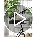 Height Adjustable Drafting Table with Stool, Tilting Art Desk with Drawers