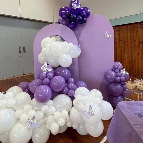 FOTIOMRG 120pcs White Balloons - Premium 5-Inch Latex Party Balloons for Weddings & Celebrations