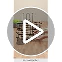 Hanging Shower Caddy Over Shower Head - Rustproof 2-Tier Storage Rack