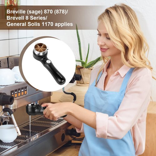 54mm Espresso Coffee Machine Electric Cleaning Brush Espresso Machine Cleaning Brush 360° Totally Enclosed Cleaning espresso brush Compatible with 54mm Breville Machines