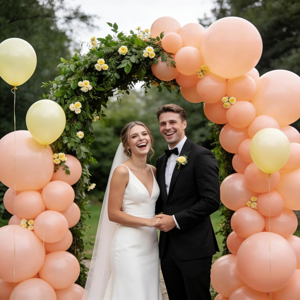 Pastel Orange Balloons by 110pcs - 12 Inch Latex Balloons for Birthday Parties & Baby Showers