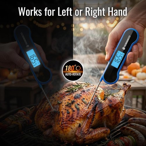 Instant Read Meat Thermometer by [Brand Name] - Digital Precision ±0.5℉ | Ideal for Cooking, BBQ & Gifts