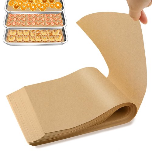 200 PCS Freeze Dryer Tray Mats for Harvest Right Freeze Dryer Trays, Non-Stick Baking Mats One-Off Parchment Paper Compatible with Harvest Right Freeze Dryer Trays (Medium - 17" x 6.8")