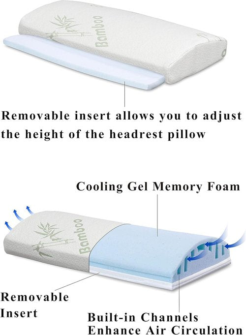 Memory Foam for Acid Reflux Relief | 26" x 25" x 7.5
