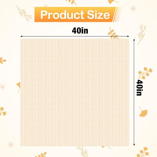Monk's Cloth 40" x 40" Overlocking Tufting Fabric - Marked Lines for DIY Rug Punch Needle Projects