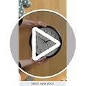 10-Inch Silent Wall Clock - Non-Ticking Battery Operated Quartz Clock