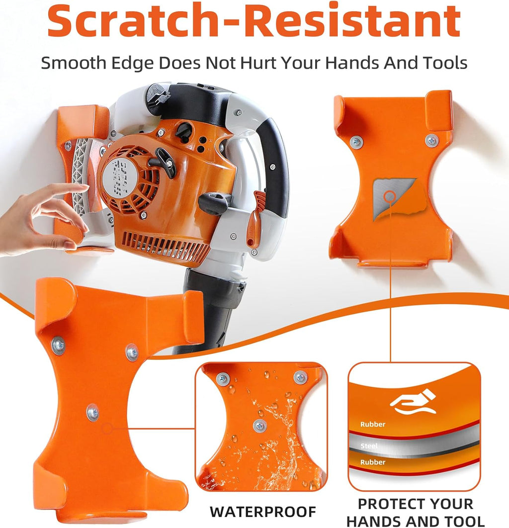 Stihl Leaf Blower Holder - Upgrade Handheld Blower Rack for Garage Wall | 1 Pack