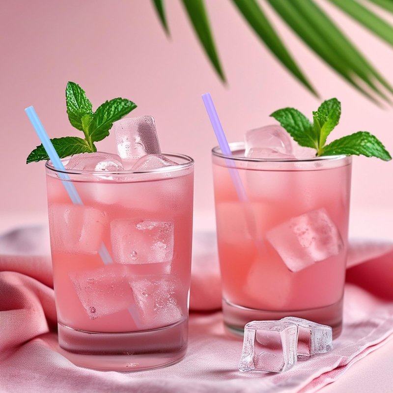 [1000 Pcs] Disposable Plastic Drinking Cocktail Straws - 5 Inch 0.16" Diameter Colorful Cute Short Straws Coffee Stirrers in Bulk for Whiskey, Bar,Cafe, Bachelorette/Birthday Party, Bridal/Baby Shower