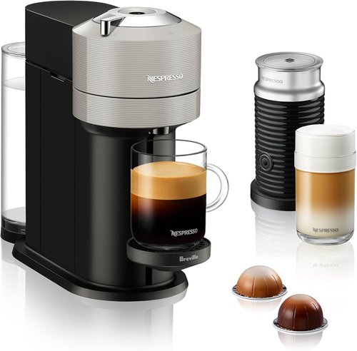 Breville Nespresso Vertuo Next Coffee & Espresso Maker - Includes Aeroccino Milk Frother