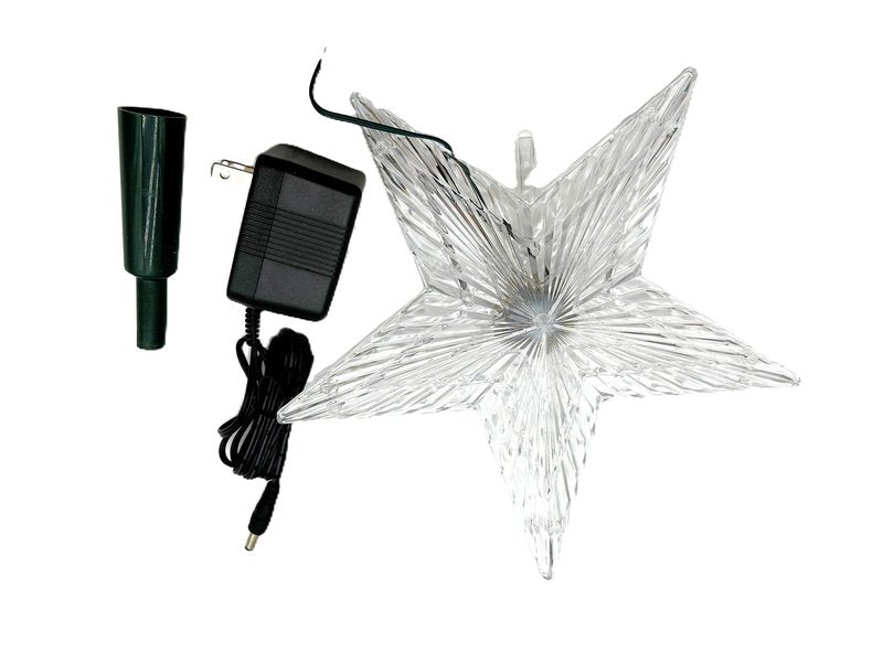 Kurt Adler LED Color-Changing Light Star Treetop, 8.5-Inch by Kurt Adler