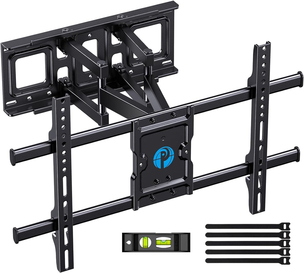 Pipishell Full Motion TV Wall Mount - Fits 37-84 Inch TVs Up to 132lbs | Articulating Swivel & Tilt