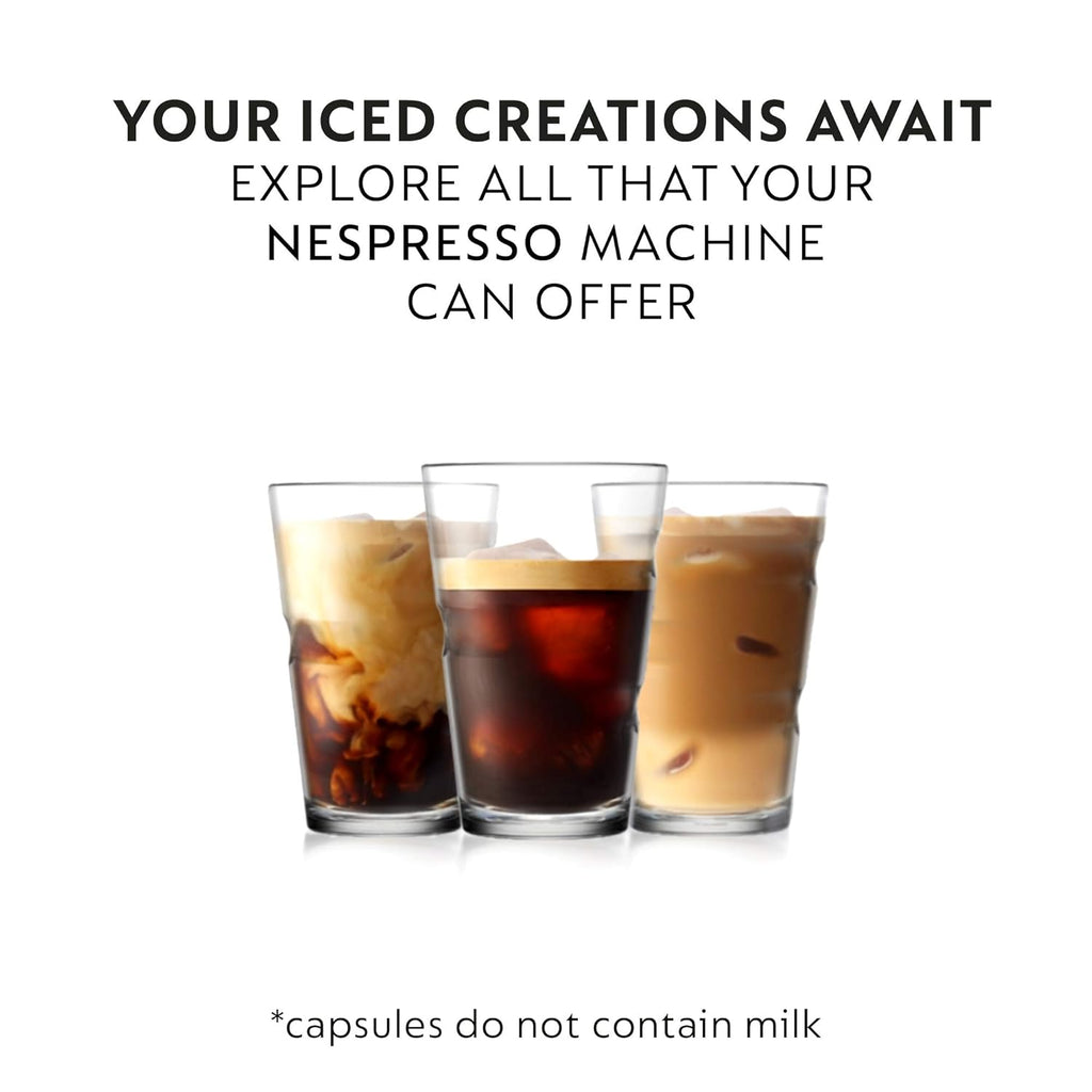 Nespresso Vertuo Double Espresso Coffee Pods - Ice Leggero Flavor | 50-Count, 2.7 oz Brews