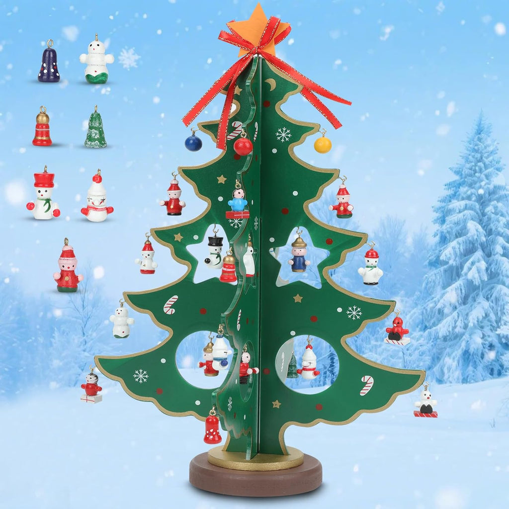 ZEEYUAN Christmas Advent Calendar - 24-Day Countdown Tree Decoration | Perfect Holiday Gift for Kids