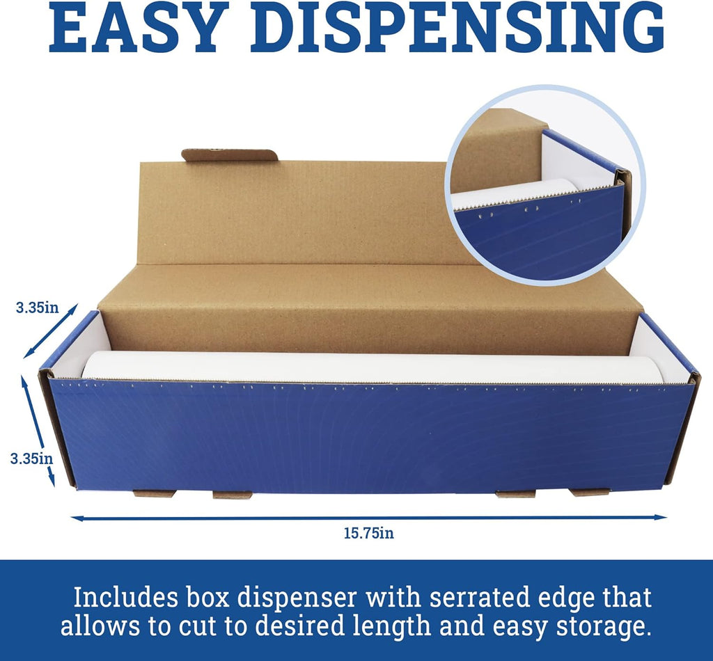 Reli Parchment Paper Roll - Non-Stick Baking Liners with Dispenser Box | 15" x 250 ft | Food Grade for Grilling & Air Frying