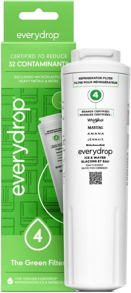 Everydrop® Refrigerator Water Filter 4 - Ice & Water Filter Replacement, EDR4RXD1, Single-Pack
