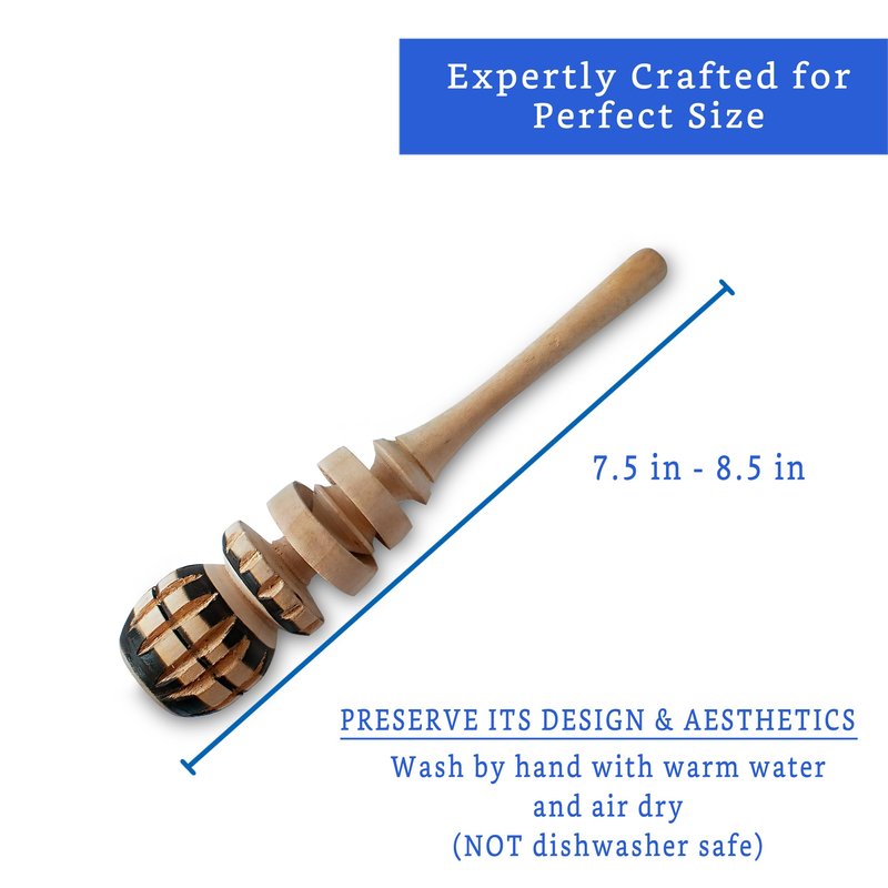 Authentic Artisanal Molinillo Hot Chocolate Frother (Small Cup Size) - Handmade Wooden Whisk for Mexican Hot Chocolate - Molinillo Wooden Wisk - Traditional Mexican Cookware