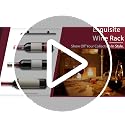 8-Bottle Wall Mounted Wine Rack - Metal Wine Bottle Storage Organizer