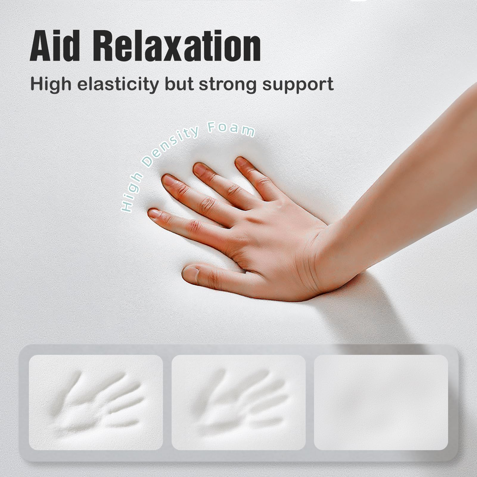 LightEase Leg Pillow, Knee Elevation Pillows, Foot Elevating for Sleeping, Rest, Blood Circulation, Surgery, Back Pain, Swelling