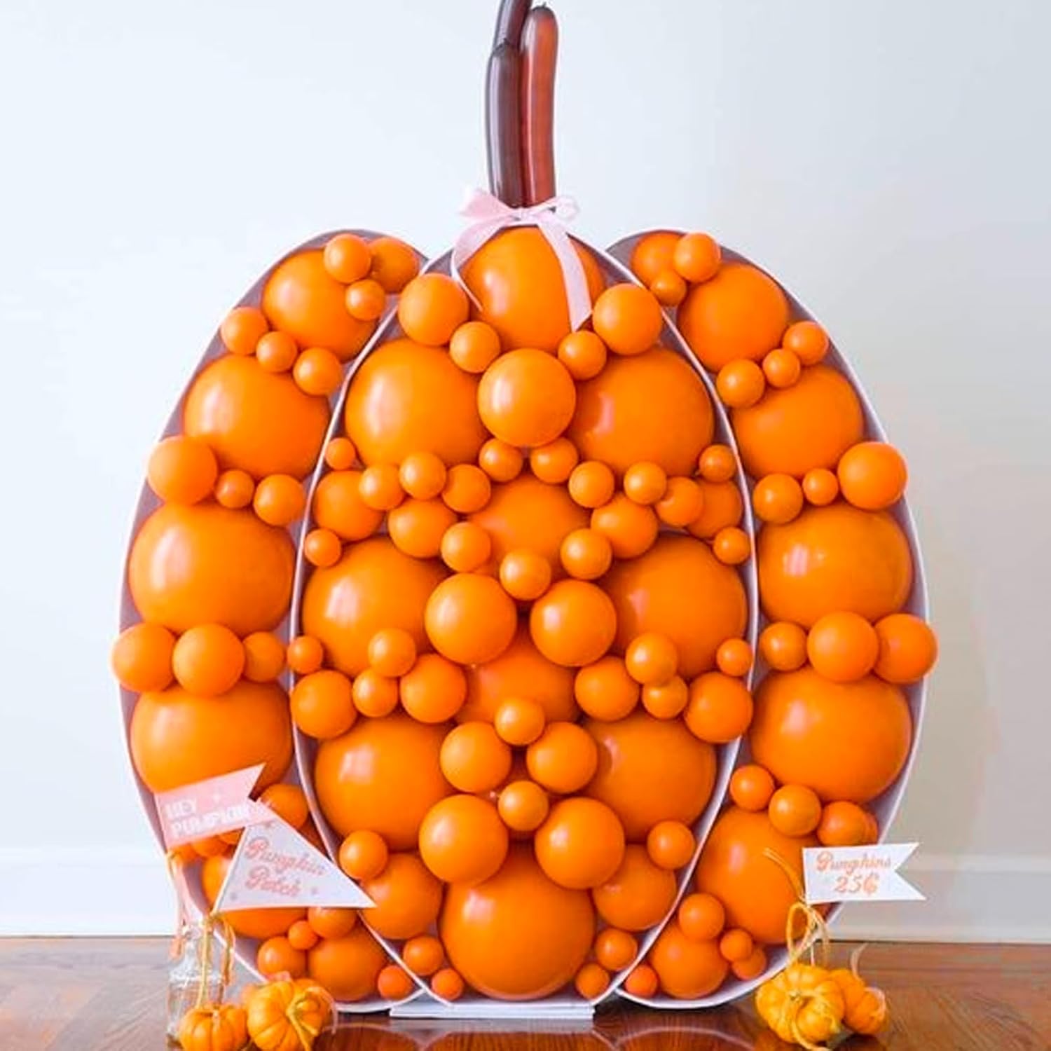 PartyWoo Orange Balloons - 100pcs 5-Inch Latex Helium Balloons for Birthday & Baby Shower Decor