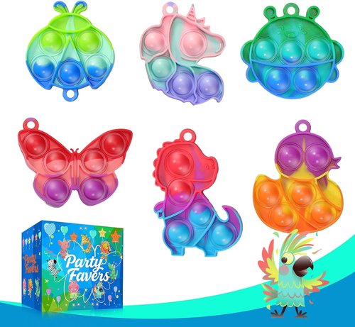 Fidget Toys 240 Pack - Stress Relief Sensory Toys for Kids & Adults | Perfect for Party Favors, Goodie Bags, and Birthday Gifts