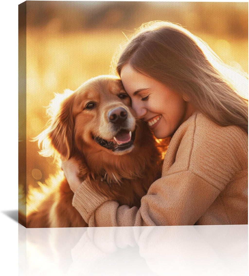 SPECPIX Custom Canvas Prints - Personalized Wall Art for Family, Pets & More | 12x12 Size