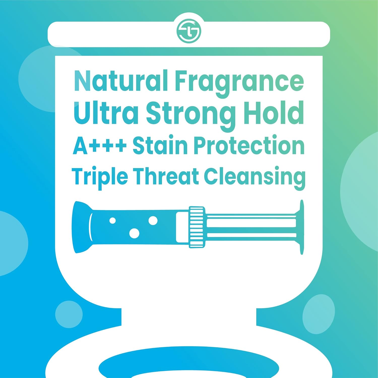 Simple Life Toilet Bowl Cleaner Gel - Fresh Flower Scent | Limescale & Stain Remover | 32 Stamps, Blue & Green
