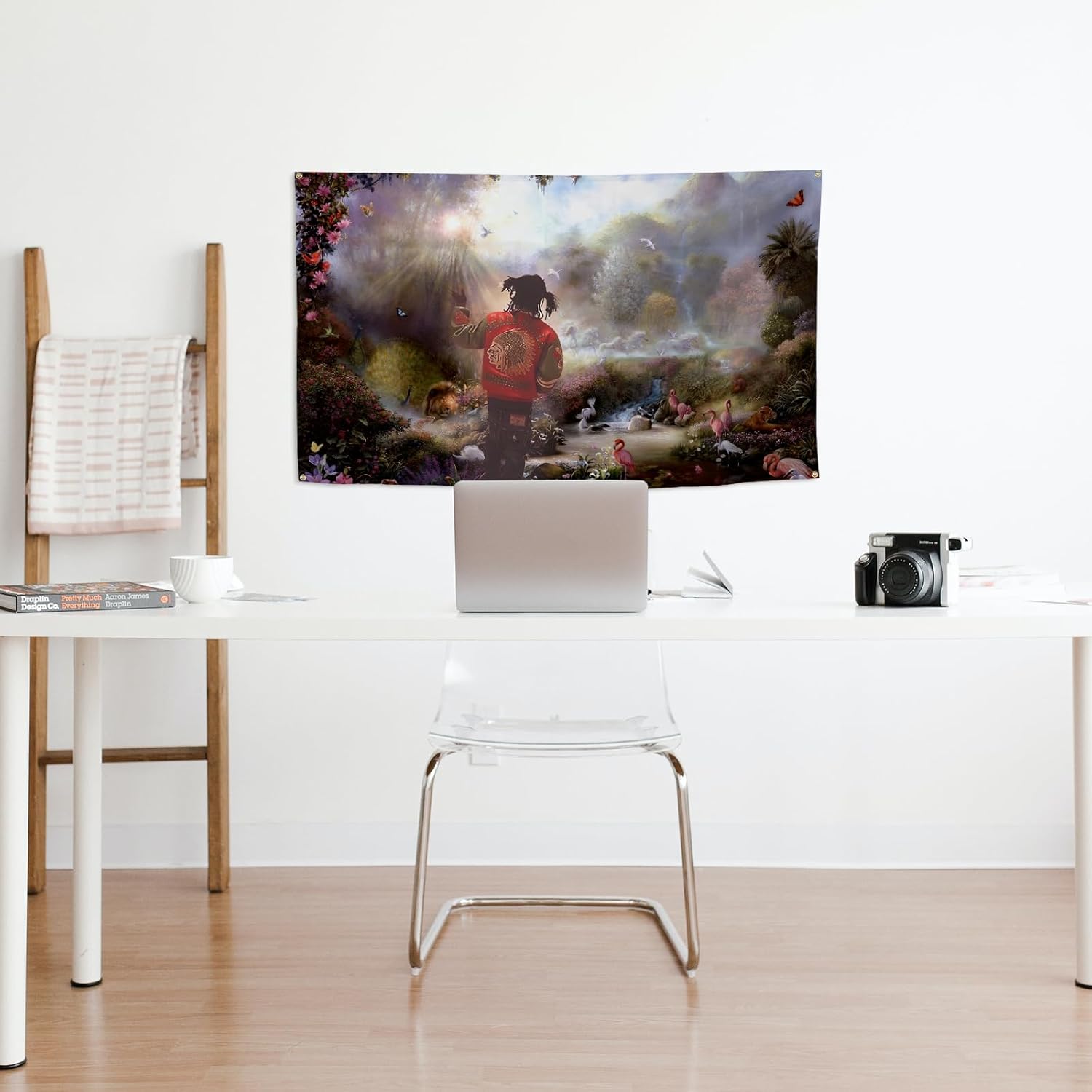 Rapper Flag | Chief in The Garden of Eden Aesthetic Tapestry - Durable 3x5 Feet for Indoor & Outdoor Decor
