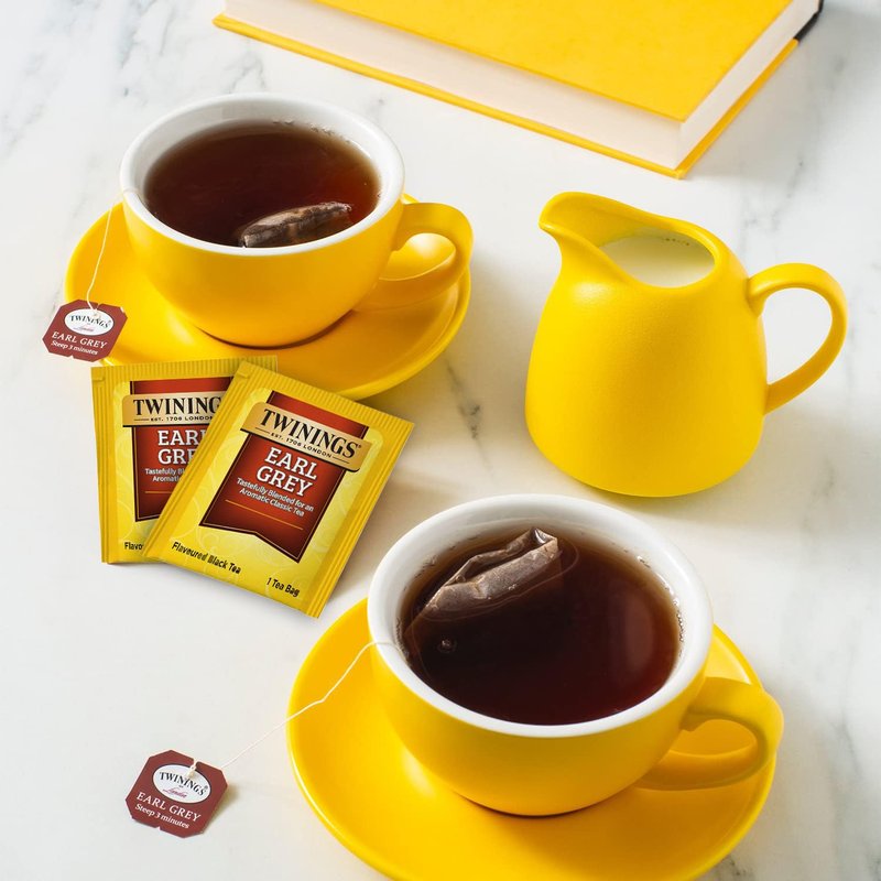 Twinings Tea Variety 6-Pack – Earl Grey, English Breakfast, Irish Breakfast, Decaffeinated Earl Grey, Decaffeinated English Breakfast, Lady Grey Tea Bags, 20 Count Each