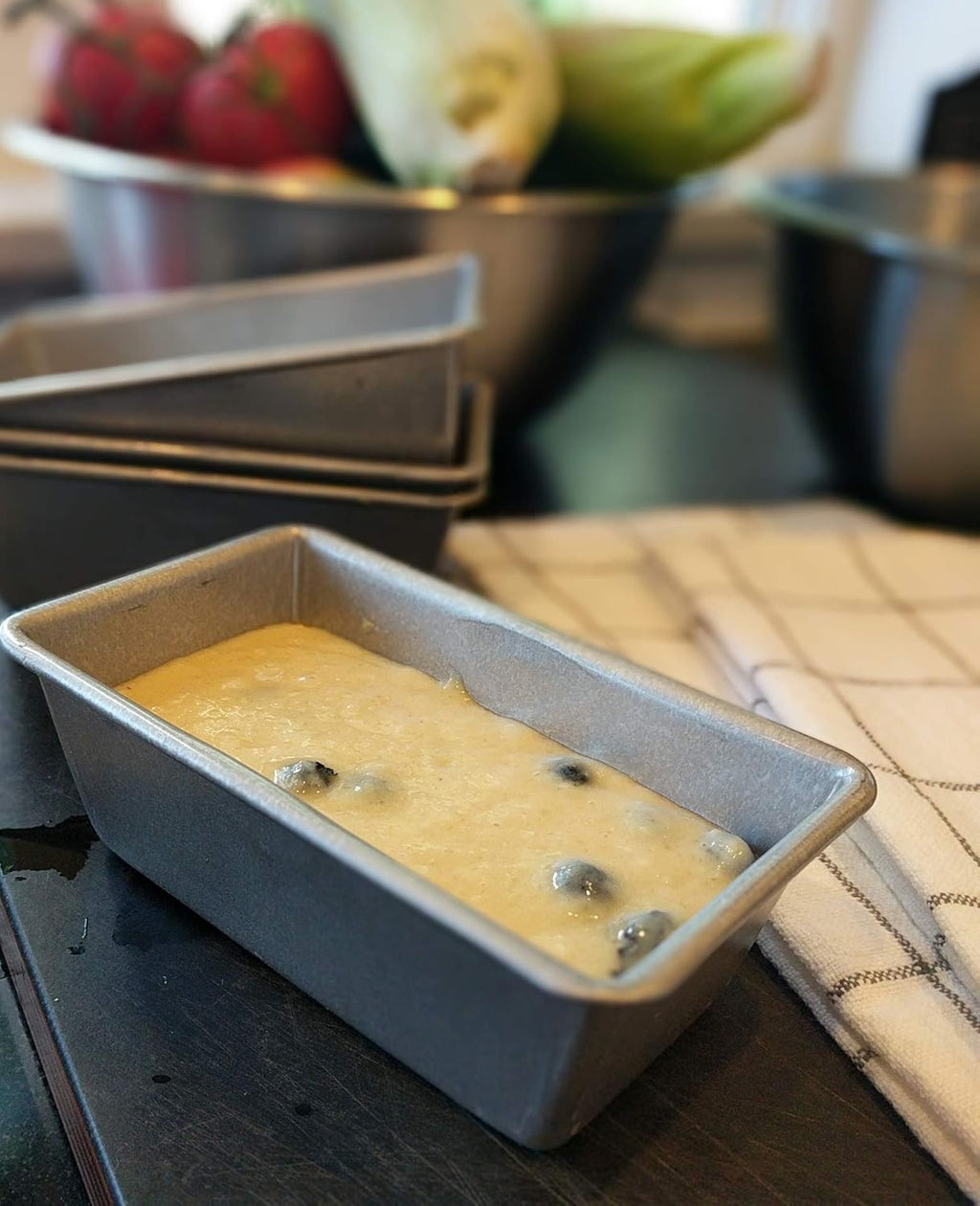 USA Pan Bakeware Nonstick Mini Loaf Pan Set - Durable Aluminized Steel | Set of 4