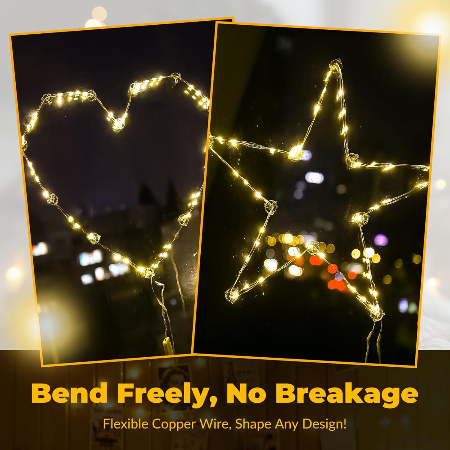 ZSJWL Fairy Lights - 30 Pack Battery Operated Warm White Mini String Lights | 7Ft Waterproof Twinkle Lights for Weddings, Parties, and Home Decor
