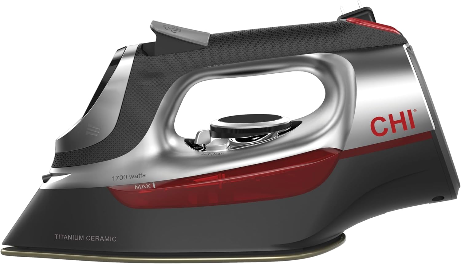 Skiennix Steam Iron - 1700 Watts Professional Grade with 8’ Retractable Cord & Auto Shutoff | Titanium Infused Soleplate