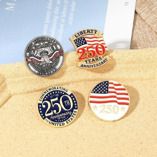 American Independence Day Brooch Pins - Celebrate 250th Anniversary | Unique Holiday Gifts for All