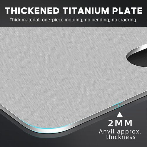 GR1 Pure Titanium Cutting Board for Kitchen Ultra-Durable, Lightweight, Dishwasher Safe Professional Cutting Surface, 4 Size Options (Small)