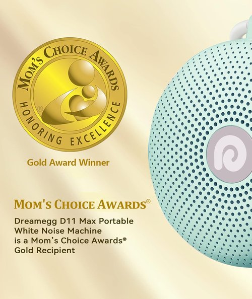 Dreamegg Sound Therapy Machine - Portable White Noise Device with 21 Soothing Sounds | Ideal for Sleep & Travel, Green