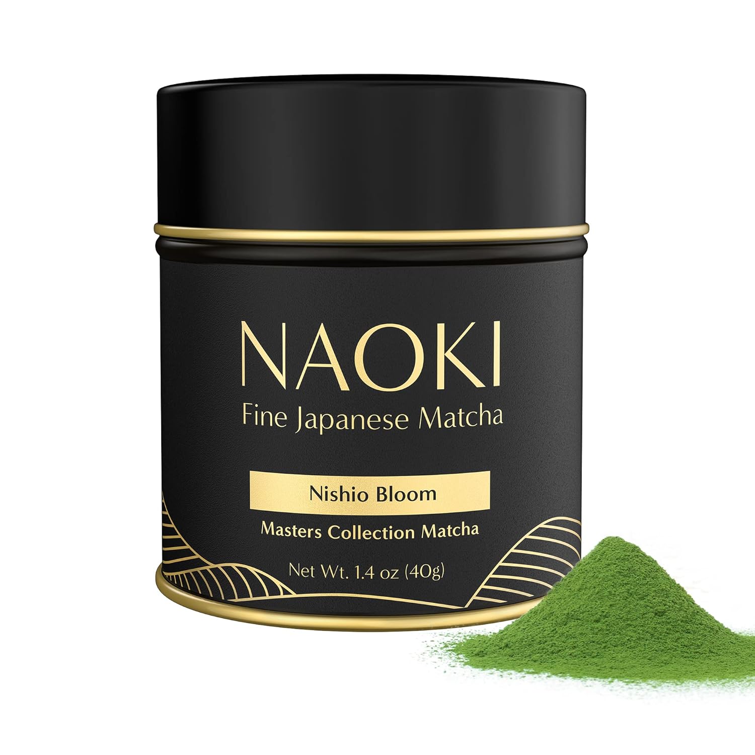 Naoki Matcha - Authentic Japanese Ceremonial Grade Green Tea Powder | Nishio Bloom Masters Collection (40g)
